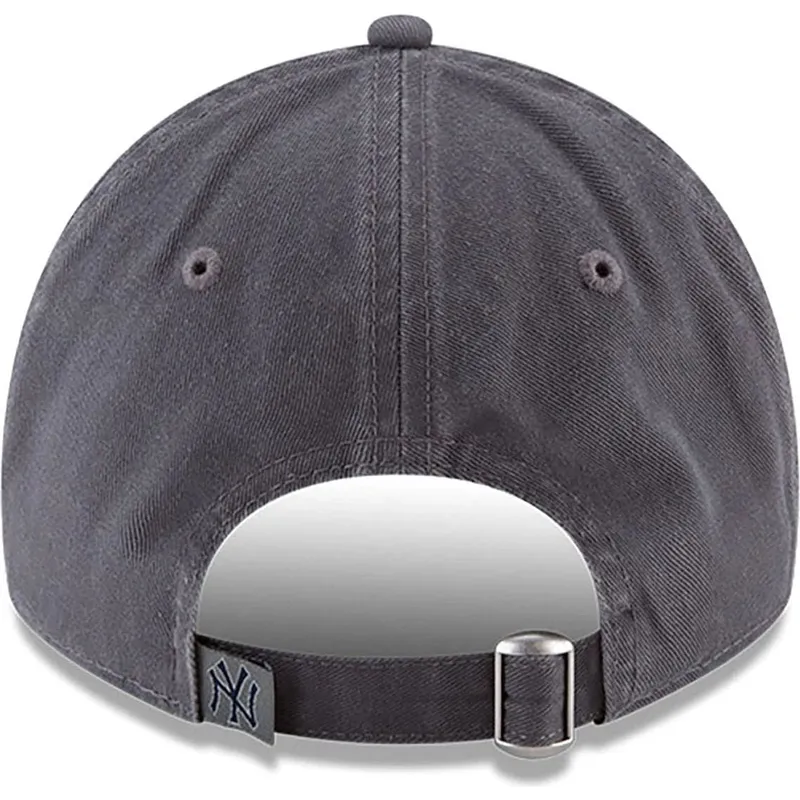 new-era-new-york-yankees-mlb-9twenty-core-classics-verstellbare-graue-kappe-mit-blauem-logo