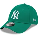 zielona-regulowana-czapka-z-daszkiem-dla-kobiet-9forty-league-essential-new-york-yankees-mlb-new-era