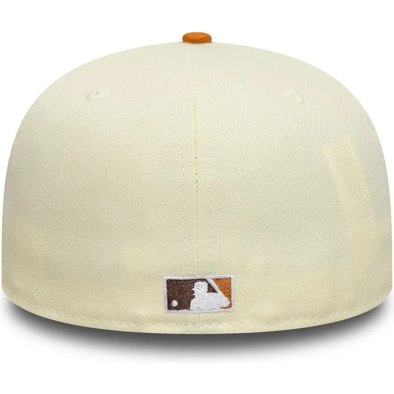beige-orangefarbene-gebogene-angepasste-59fifty-cap-mit-all-star-spiel-pin-der-san-francisco-giants-mlb-von-new-era