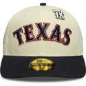 cappellino-curvo-beige-e-blu-navy-aderente-59fifty-all-star-game-pin-dei-texas-rangers-mlb-di-new-era