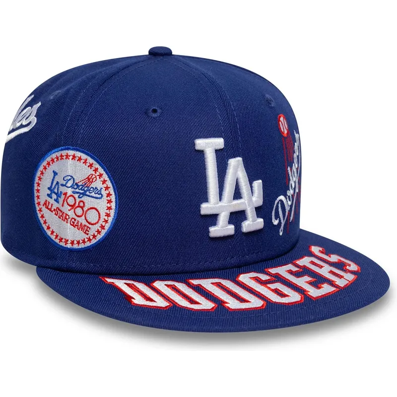 platt-bla-justerad-59fifty-all-over-keps-fran-los-angeles-dodgers-mlb-av-new-era