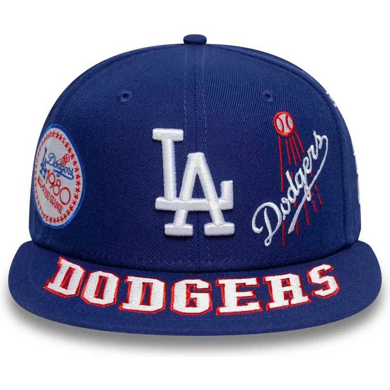platt-bla-justerad-59fifty-all-over-keps-fran-los-angeles-dodgers-mlb-av-new-era