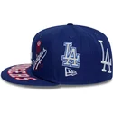 platt-bla-justerad-59fifty-all-over-keps-fran-los-angeles-dodgers-mlb-av-new-era