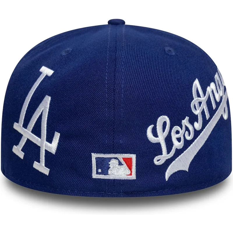 platt-bla-justerad-59fifty-all-over-keps-fran-los-angeles-dodgers-mlb-av-new-era