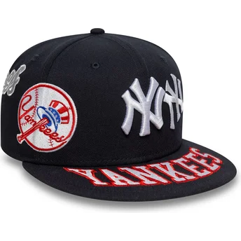 Granatowa czapka z daszkiem 59FIFTY All Over New York...