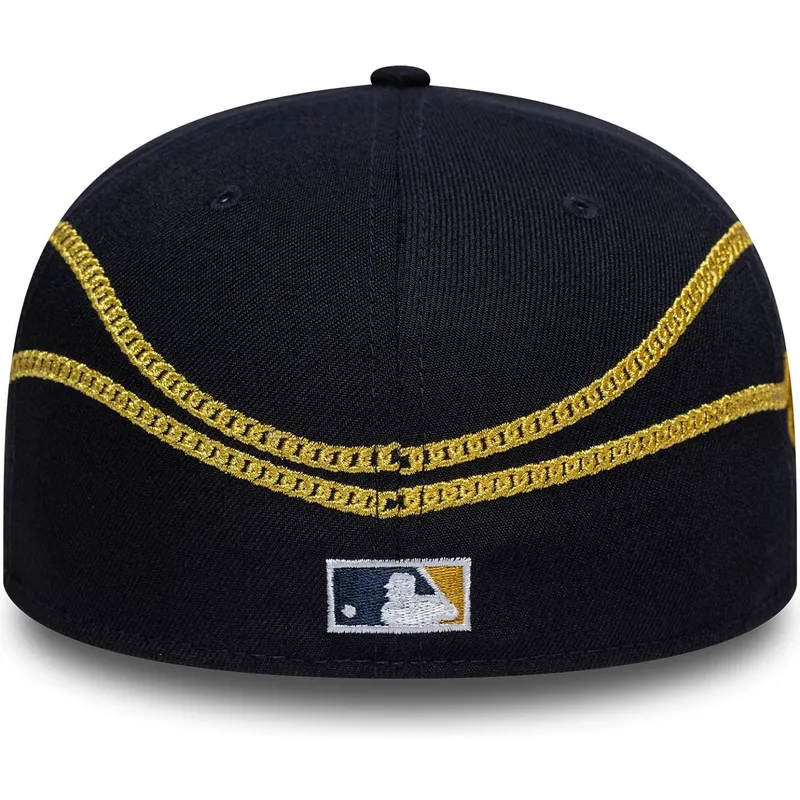 new-era-new-york-yankees-mlb-59fifty-chain-wrap-navy-fitted-cap