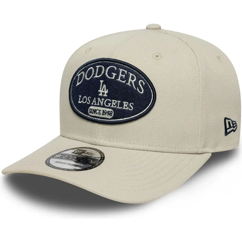 epci-curbata-bej-snapback-9seventy-stretch-snap-patch-de-los-angeles-dodgers-mlb-de-new-era