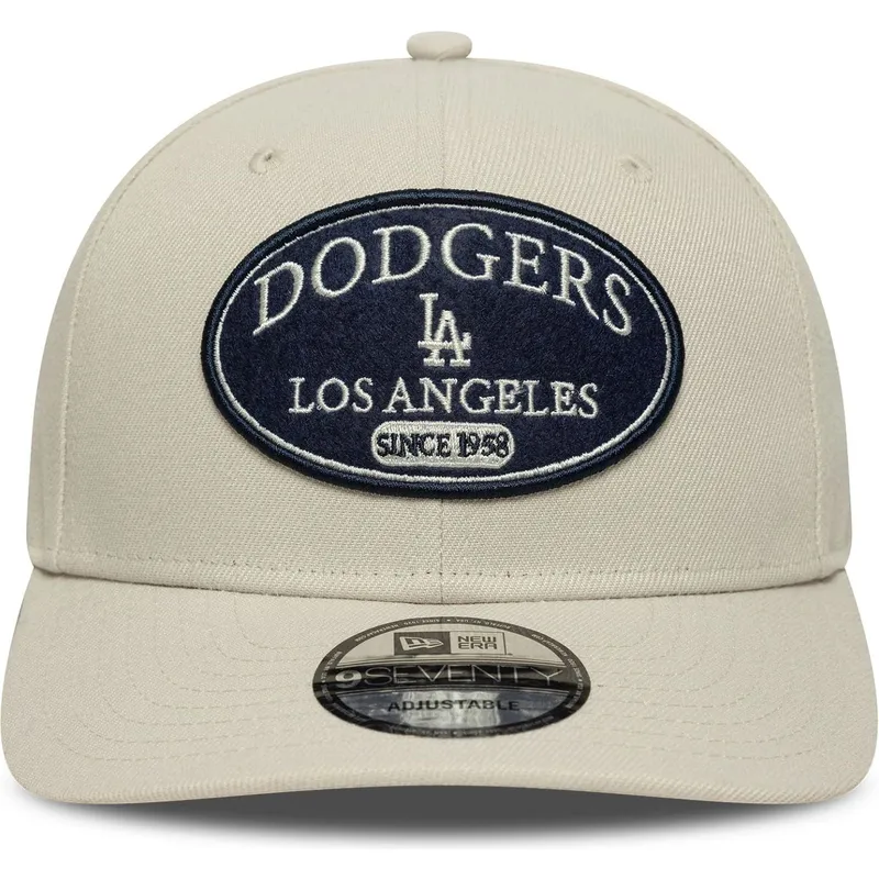 epci-curbata-bej-snapback-9seventy-stretch-snap-patch-de-los-angeles-dodgers-mlb-de-new-era