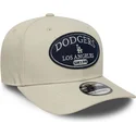 epci-curbata-bej-snapback-9seventy-stretch-snap-patch-de-los-angeles-dodgers-mlb-de-new-era