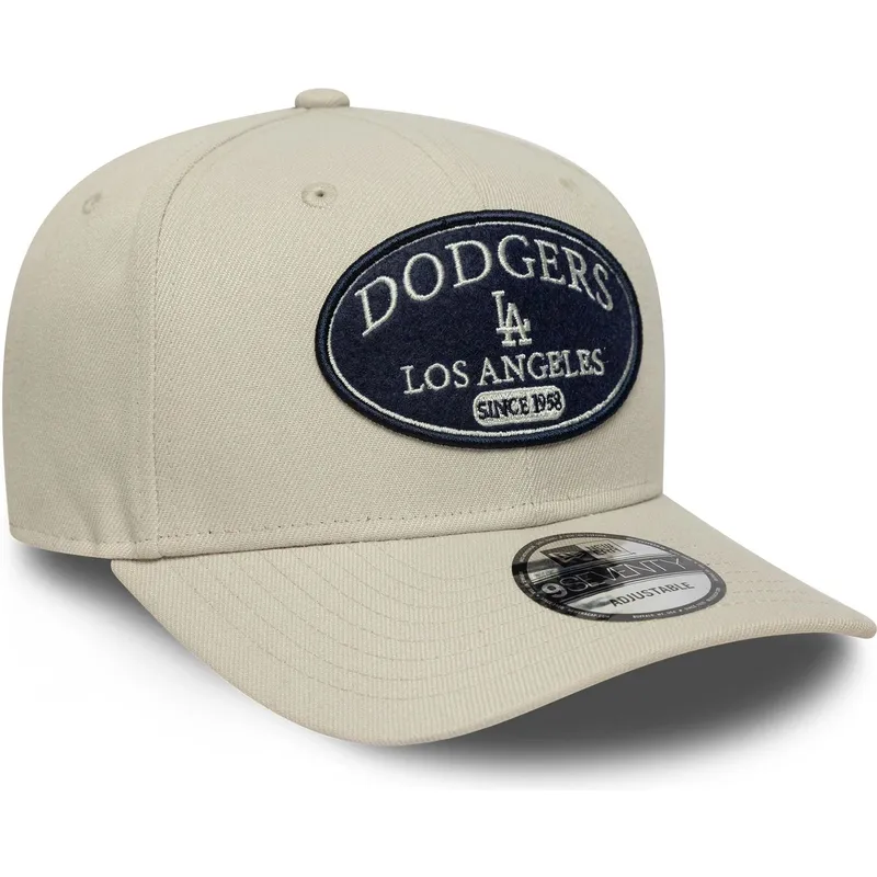 epci-curbata-bej-snapback-9seventy-stretch-snap-patch-de-los-angeles-dodgers-mlb-de-new-era