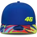 blaue-snapback-kappe-mit-gebogenem-schirm-9seventy-stretch-snap-lifestyle-von-valentino-rossi-vr46-motogp-von-new-era