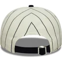 casquette-plate-beige-et-bleue-marine-ajustable-9fifty-retro-crown-heritage-new-york-yankees-mlb-new-era