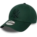 new-era-9forty-league-essential-justerbar-gron-bojd-keps-med-gront-new-york-yankees-mlb-logotyp
