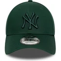 new-era-9forty-league-essential-justerbar-gron-bojd-keps-med-gront-new-york-yankees-mlb-logotyp