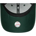 casquette-courbee-verte-ajustable-avec-logo-vert-9forty-league-essential-new-york-yankees-mlb-new-era