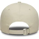 beige-justerbar-keps-med-bojd-skarm-och-gront-logo-9forty-league-essential-oakland-athletics-mlb-fran-new-era