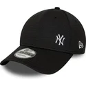 new-york-yankees-mlb-new-era-9forty-flawless-mesh-svart-kurvad-snapback-keps