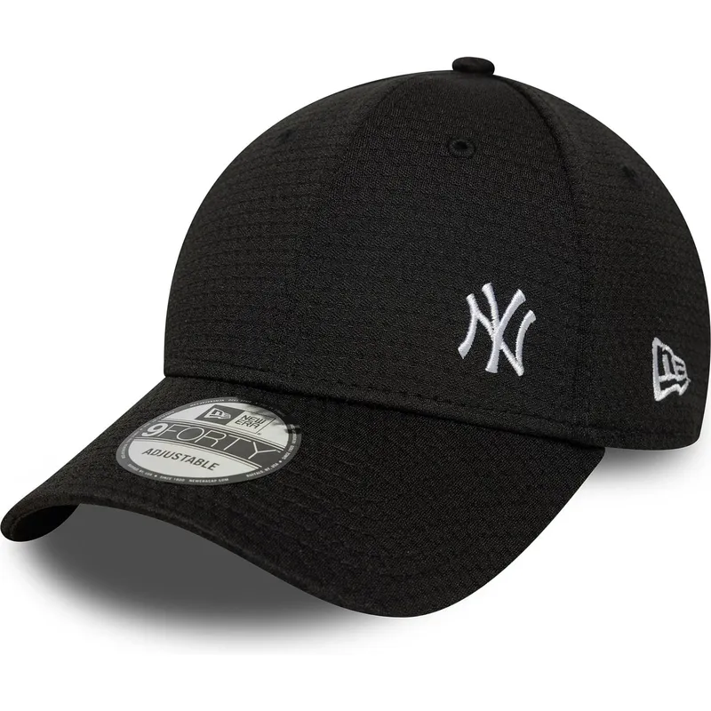 schwarze-9forty-flawless-mesh-snapback-cap-mit-gebogenem-schirm-der-new-york-yankees-mlb-von-new-era