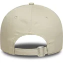 casquette-courbee-beige-ajustable-avec-logo-marron-9forty-ombre-infill-new-york-yankees-mlb-new-era