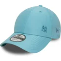 jasnoniebieska-zakrzywiona-czapka-z-regulacja-z-niebieskim-logo-9forty-tonal-flawless-new-york-yankees-mlb-od-new-era