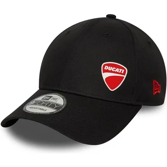 Schwarze verstellbare Curved Cap 9FORTY Flawless von Ducati Motor MotoGP von New Era