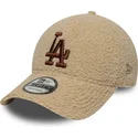 gorra-curva-beige-ajustable-con-logo-marron-9forty-borg-de-los-angeles-dodgers-mlb-de-new-era
