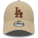 gorra-curva-beige-ajustable-con-logo-marron-9forty-borg-de-los-angeles-dodgers-mlb-de-new-era