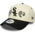 epci-curbata-bej-snapback-a-frame-paisley-de-chicago-white-sox-mlb-de-new-era