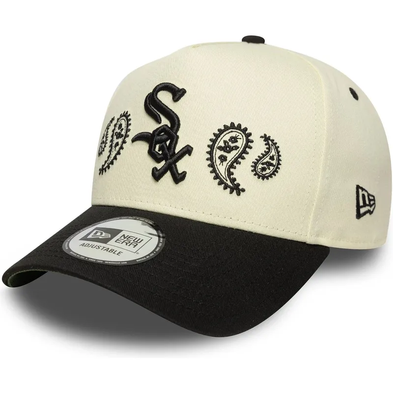 epci-curbata-bej-snapback-a-frame-paisley-de-chicago-white-sox-mlb-de-new-era