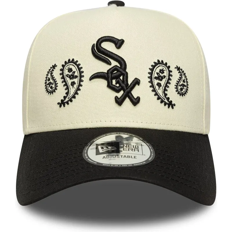 epci-curbata-bej-snapback-a-frame-paisley-de-chicago-white-sox-mlb-de-new-era