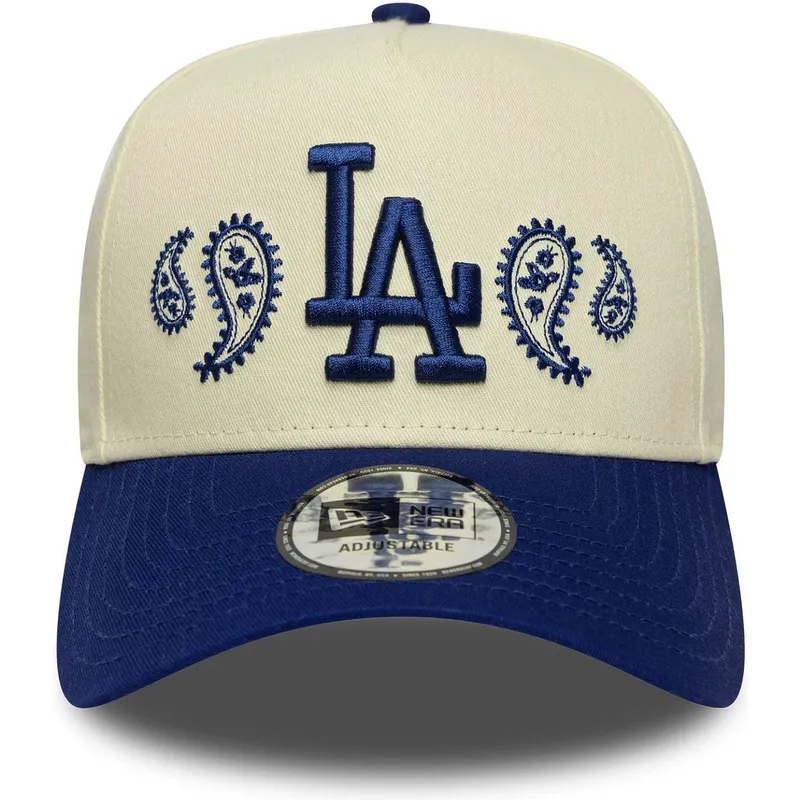 epci-curbata-bej-snapback-a-frame-paisley-de-los-angeles-dodgers-mlb-de-new-era