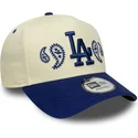 epci-curbata-bej-snapback-a-frame-paisley-de-los-angeles-dodgers-mlb-de-new-era