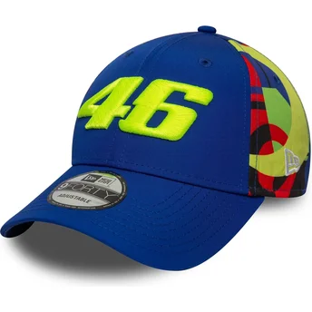 Niebieska czapka z daszkiem snapback 9FORTY Fanwear Valentino Rossi VR46 MotoGP od New Era