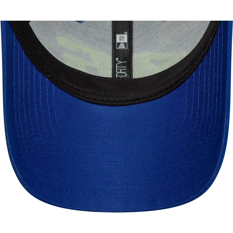 9forty-fanwear-snapback-kappe-mit-gebogenem-schirm-in-blau-von-valentino-rossi-vr46-motogp-von-new-era