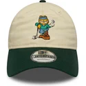 bezowo-zielona-regulowana-czapka-z-daszkiem-9twenty-garfield-od-new-era