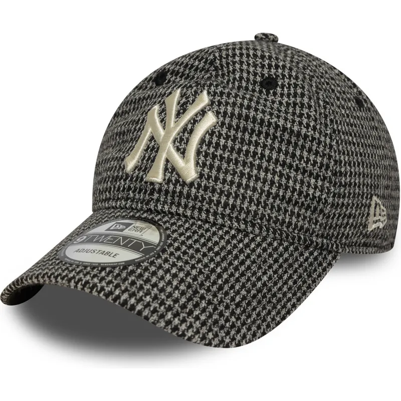 epci-curbata-negru-reglabila-9twenty-houndstooth-de-new-york-yankees-mlb-de-new-era