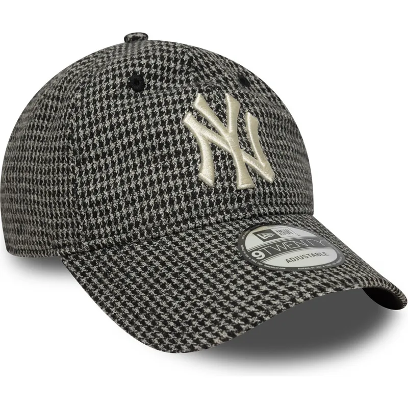 epci-curbata-negru-reglabila-9twenty-houndstooth-de-new-york-yankees-mlb-de-new-era