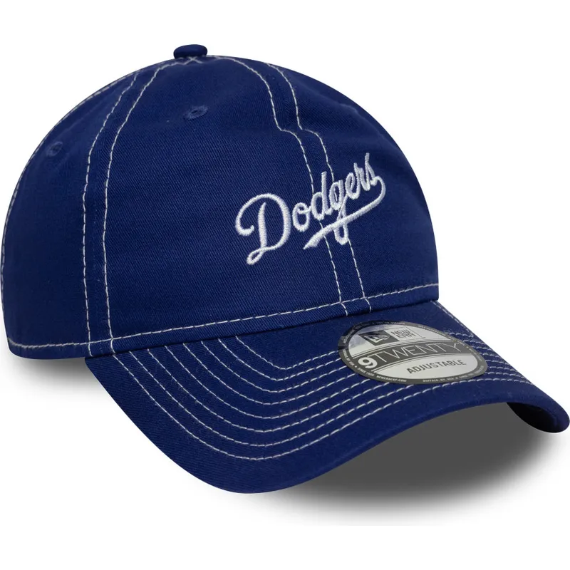 cappellino-curvo-blu-regolabile-9twenty-contrast-stitch-los-angeles-dodgers-mlb-di-new-era