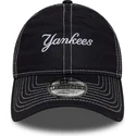 epci-curbata-bleumarin-reglabila-9twenty-contrast-stitch-de-new-york-yankees-mlb-de-new-era