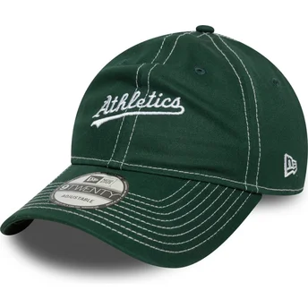 Șepci curbată verzișor bandă reglabilă 9TWENTY Contrast Stitch de Oakland Athletics MLB de New Era