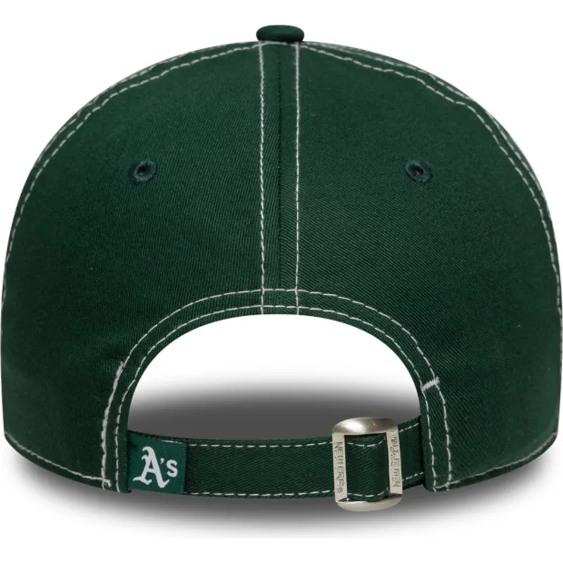 cap-curbata-green-adjustable-strap-9twenty-contrast-stitch-de-oakland-athletics-mlb-de-new-era cap-curbata-green-adjustable-strap-9twenty-contrast-stitch-de-oakland-athletics-mlb-de-new-era