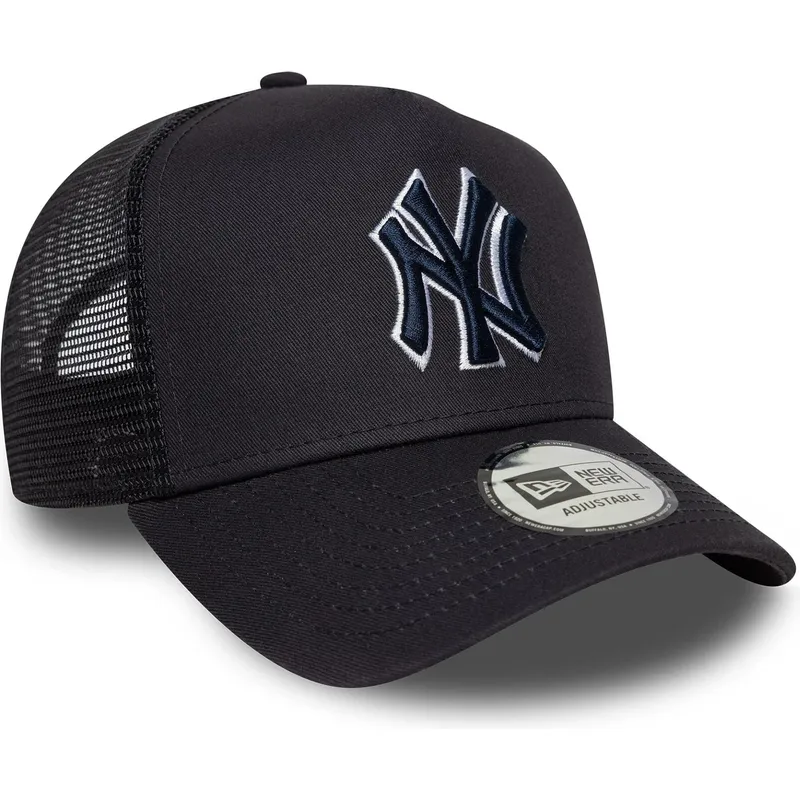 epci-curbata-bleumarin-snapback-a-frame-outline-de-new-york-yankees-mlb-de-new-era