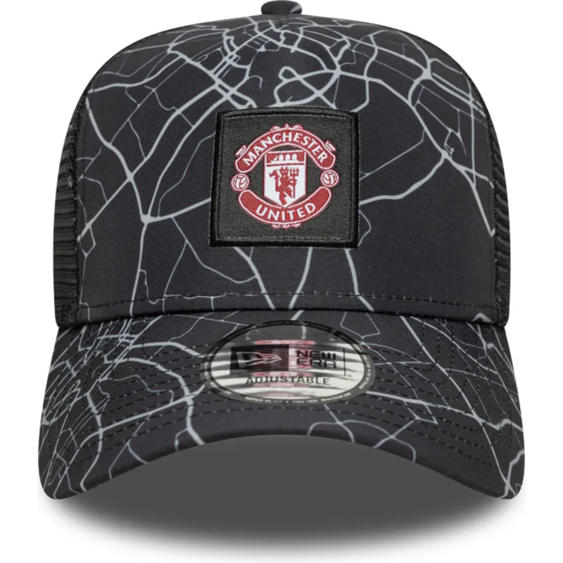 gorra-trucker-nera-a-frame-all-over-print-del-manchester-united-football-club-premier-league-di-new-era