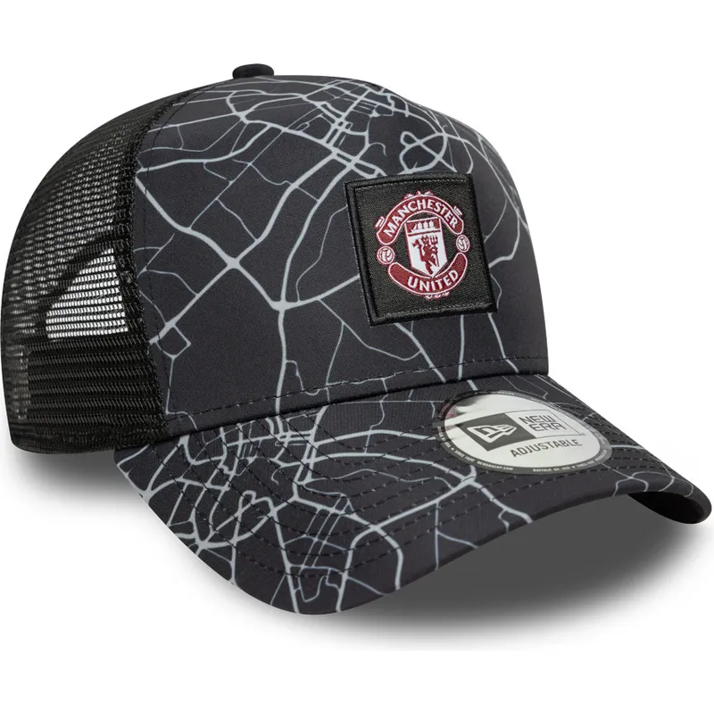cap-curbata-black-snapback-a-frame-all-over-print-de-manchester-united-football-club-premier-league-de-new-era cap-curbata-black-snapback-a-frame-all-over-print-de-manchester-united-football-club-premier-league-de-new-era