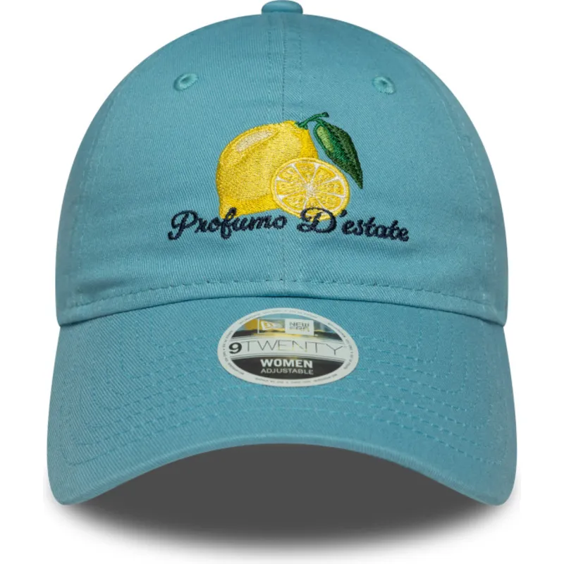 cappellino-curvo-blu-regolabile-da-donna-9twenty-phrase-profumo-d-estate-di-new-era