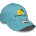 casquette-courbee-bleue-ajustable-pour-femme-9twenty-phrase-profumo-d-estate-new-era