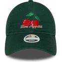 new-era-curved-brim-women-9twenty-phrase-bon-appetit-green-adjustable-cap