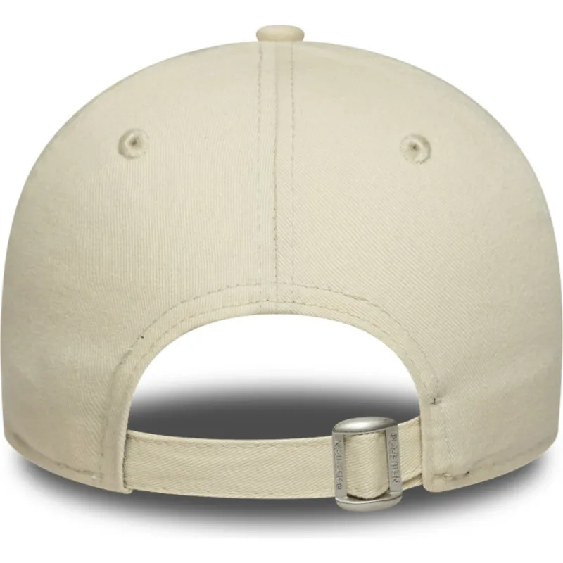 beige-verstellbare-damen-cap-mit-gebogenem-schirm-9twenty-phrase-mi-media-naranja-von-new-era