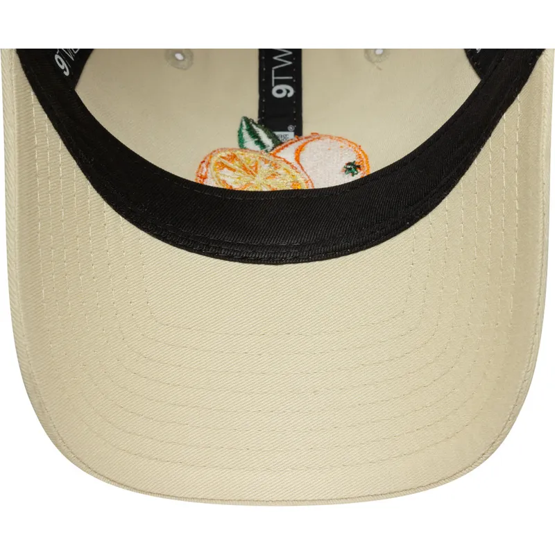 cappellino-curvo-beige-regolabile-da-donna-9twenty-phrase-mi-media-naranja-di-new-era