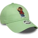 new-era-curved-brim-women-9twenty-bear-ac-milan-serie-a-light-green-adjustable-cap